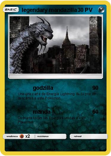 Pokemon legendary mandazilla