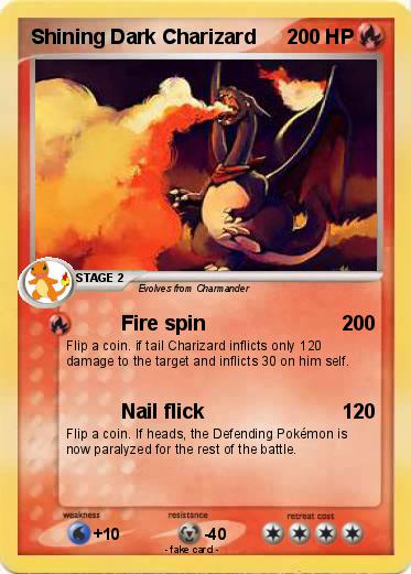 Pokemon Shining Dark Charizard