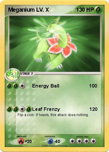Pokemon Meganium LV. X