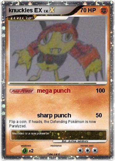 Pokemon knuckles EX