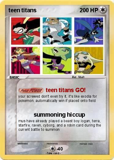 Pokemon teen titans