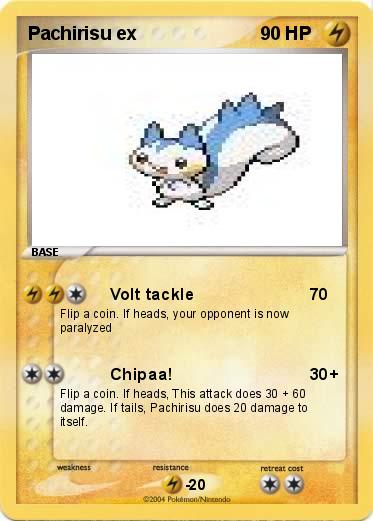 Pokemon Pachirisu ex