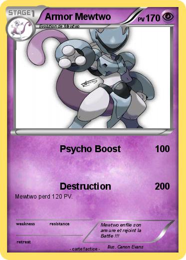 Pokemon Armor Mewtwo