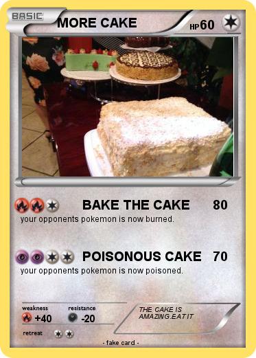 Pokemon MORE CAKE