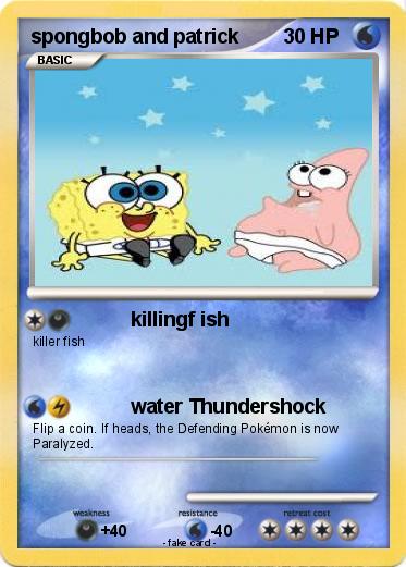Pokemon spongbob and patrick