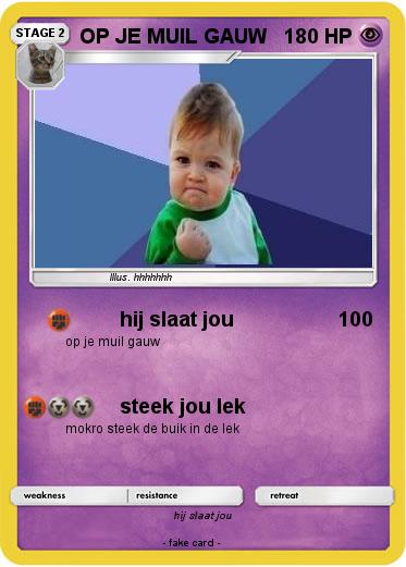 Pokemon OP JE MUIL GAUW
