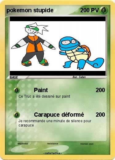 Pokemon pokemon stupide