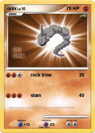 Pokemon onix