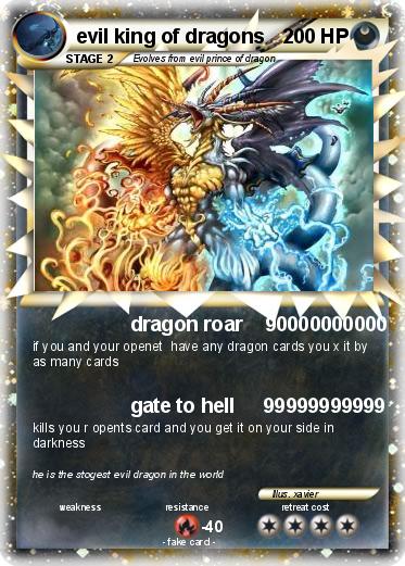 Pokemon evil king of dragons