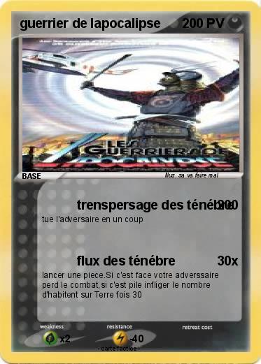 Pokemon guerrier de lapocalipse