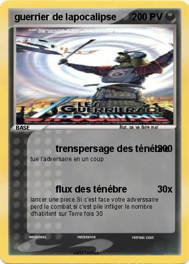 Pokemon guerrier de lapocalipse