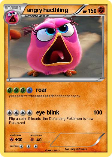 Pokemon angry hacthling