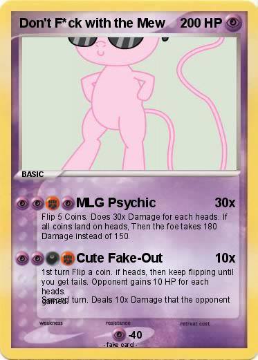 Pokemon Don't F*ck with the Mew