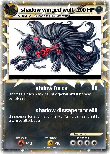 Pokemon shadow winged wolf