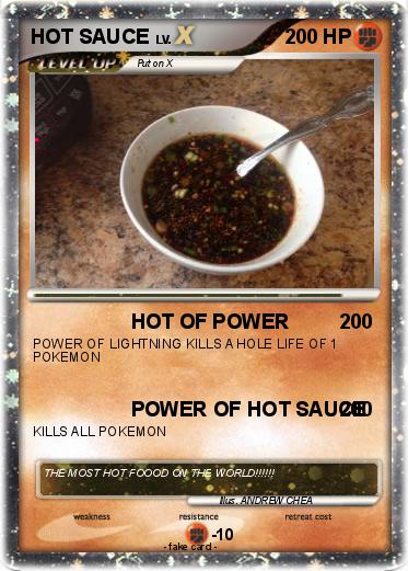 Pokemon HOT SAUCE