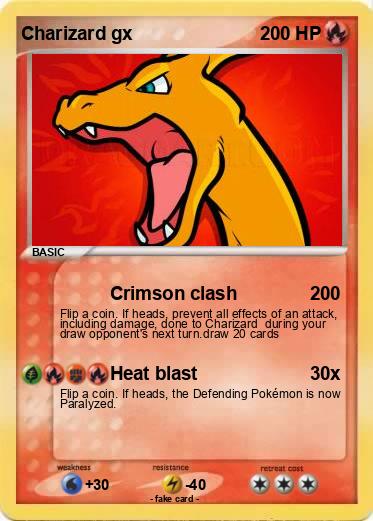 Pokemon Charizard gx