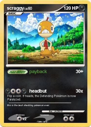 Pokemon scraggy