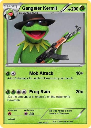 Pokemon Gangster Kermit