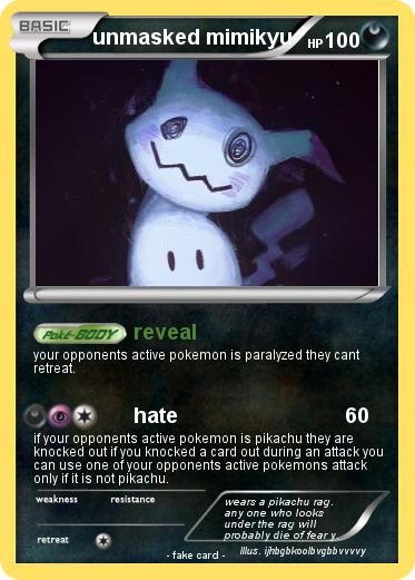 Pokemon unmasked mimikyu
