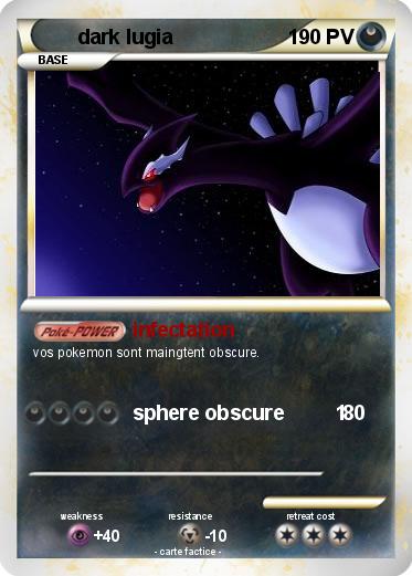 Pokemon dark lugia