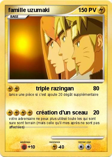 Pokemon famille uzumaki