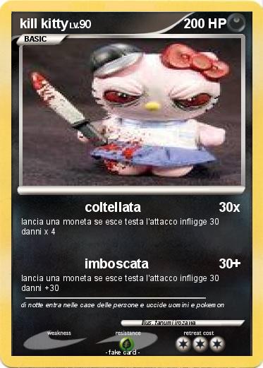 Pokemon kill kitty