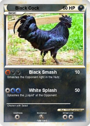 Pokemon Black Cock