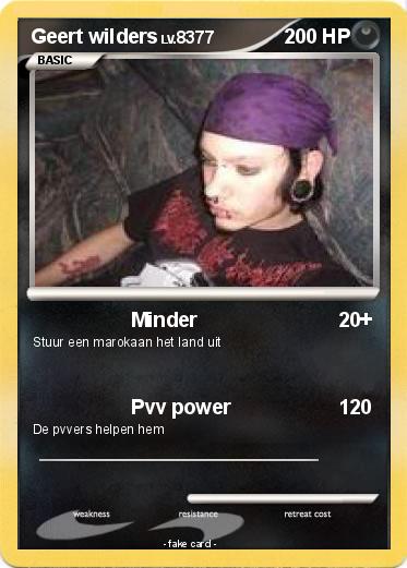 Pokemon Geert wilders