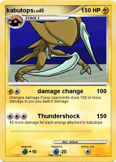 Pokemon kabutops