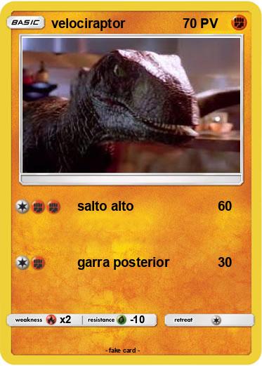 Pokemon velociraptor