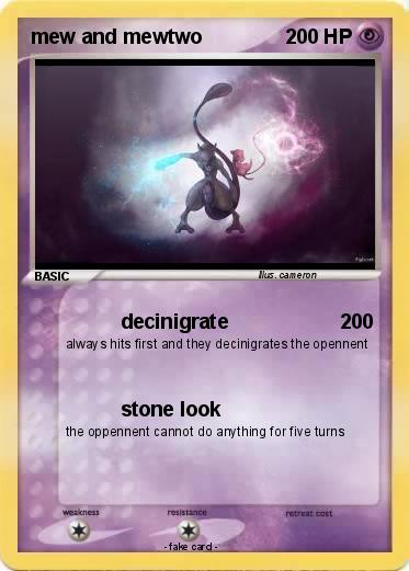 Pokemon mew and mewtwo