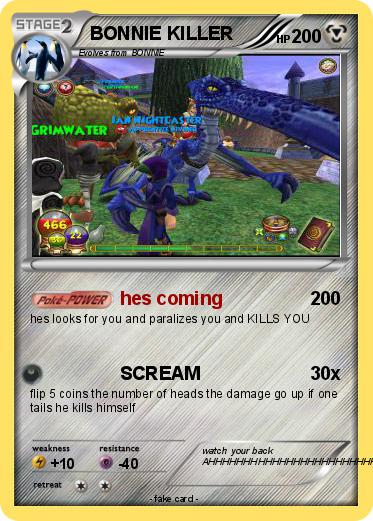 Pokemon BONNIE KILLER