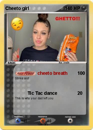Pokemon Cheeto girl