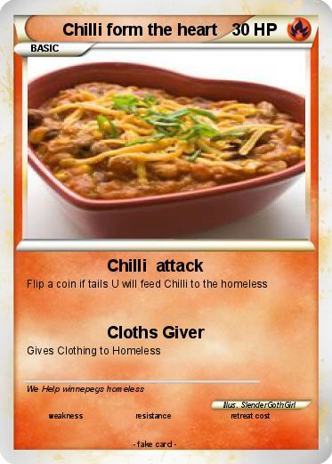 Pokemon Chilli form the heart