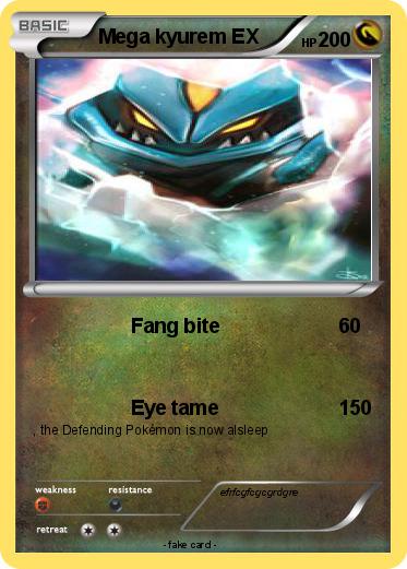 Pokemon Mega kyurem EX