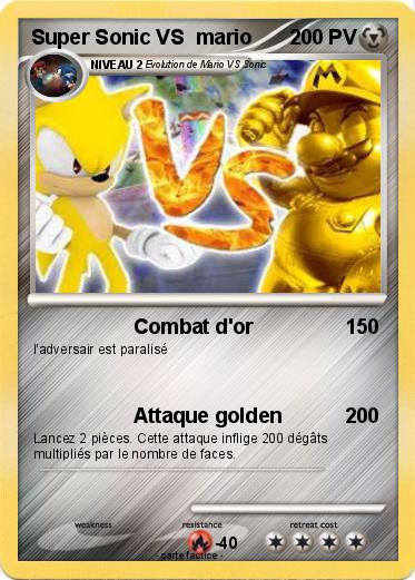Pokemon Super Sonic VS  mario