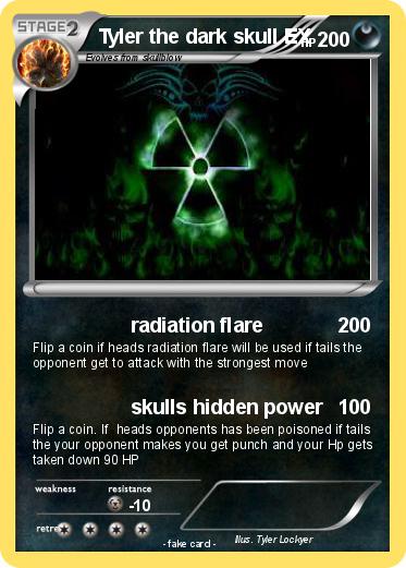 Pokemon Tyler the dark skull EX