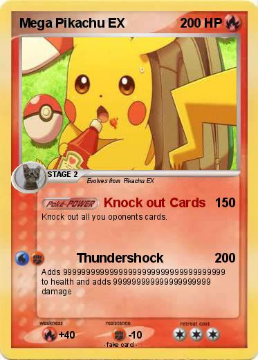 Pokemon Mega Pikachu EX