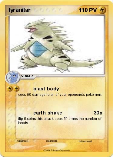 Pokemon tyranitar