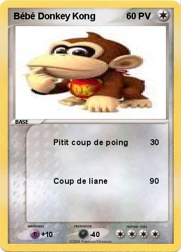 Pokemon Bébé Donkey Kong
