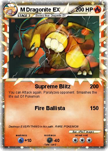 Pokemon M Dragonite EX