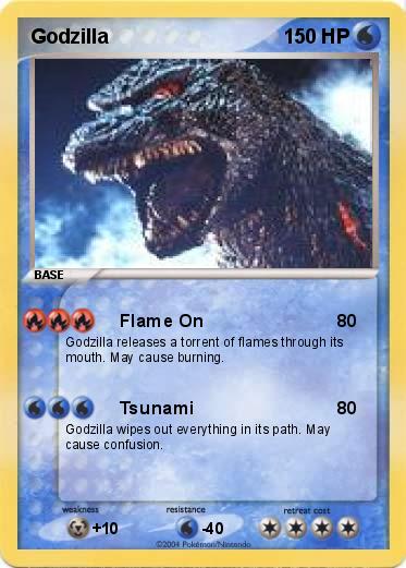 Pokémon Godzilla 15 15 - Flame On - My Pokemon Card