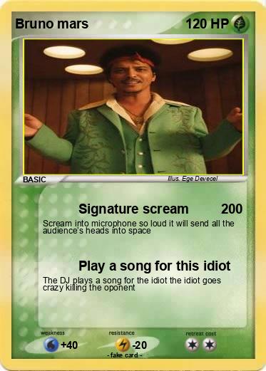 Pokemon Bruno mars