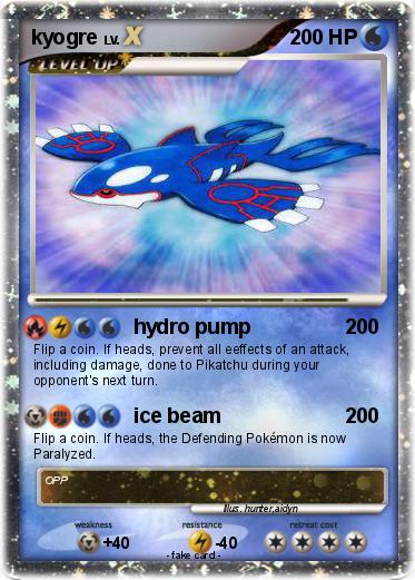 Pokemon kyogre