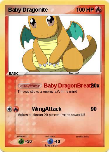 Pokemon Baby Dragonite