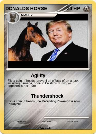 Pokemon DONALDS HORSE