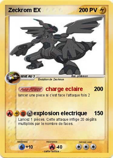 Pokemon Zeckrom EX
