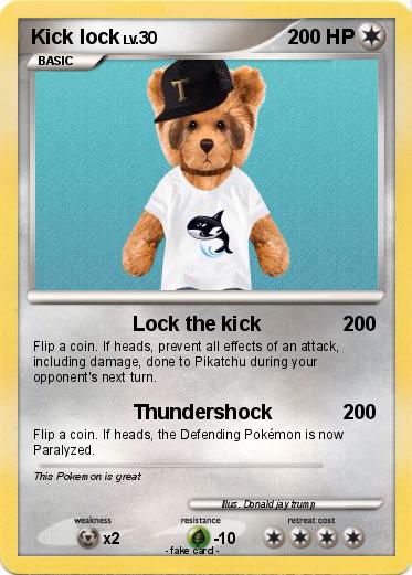 Pokemon Kick lock