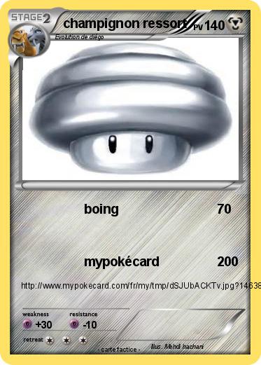 Pokemon champignon ressort