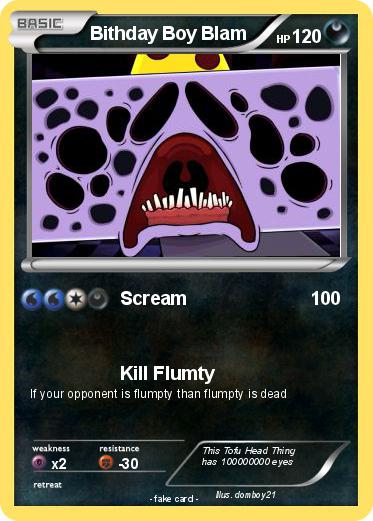 Pokemon Bithday Boy Blam